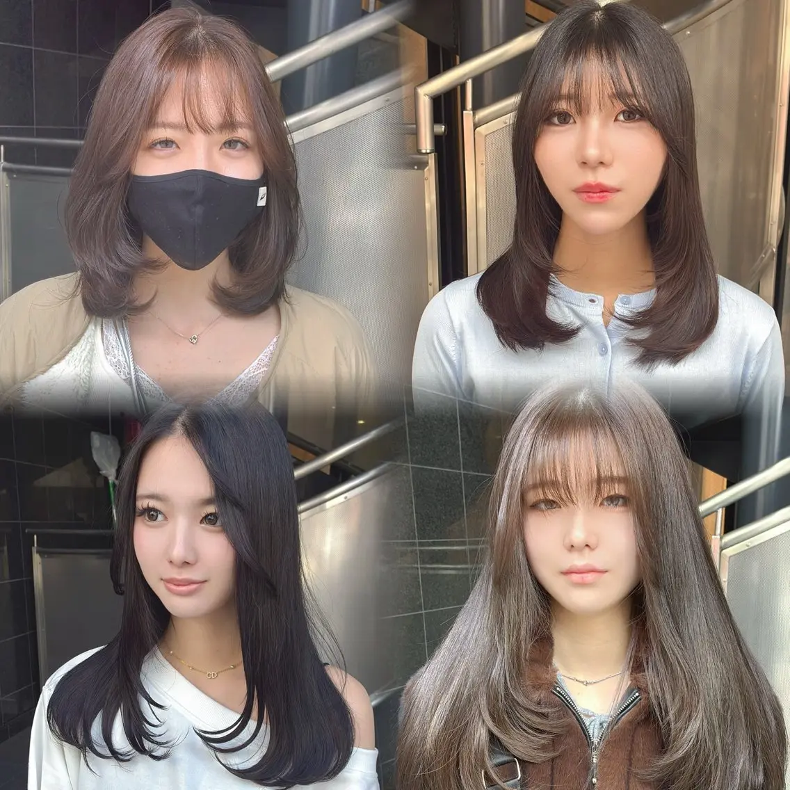 ロング レイヤーカット カット ヘアカラー calna 古賀 菜摘のヘアスタイル