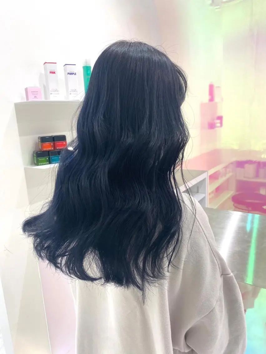 ロング カラー パーマ ヘアアレンジ メンズ 🤍透明感カラー🤍 似合わせ🤍AINEのヘアスタイル