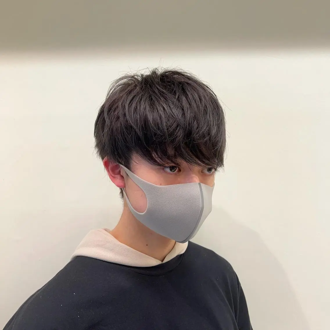 カラー メンズ アッシュ 茅ヶ崎パーマ特化/ スパイラル/ハルキのヘアスタイル