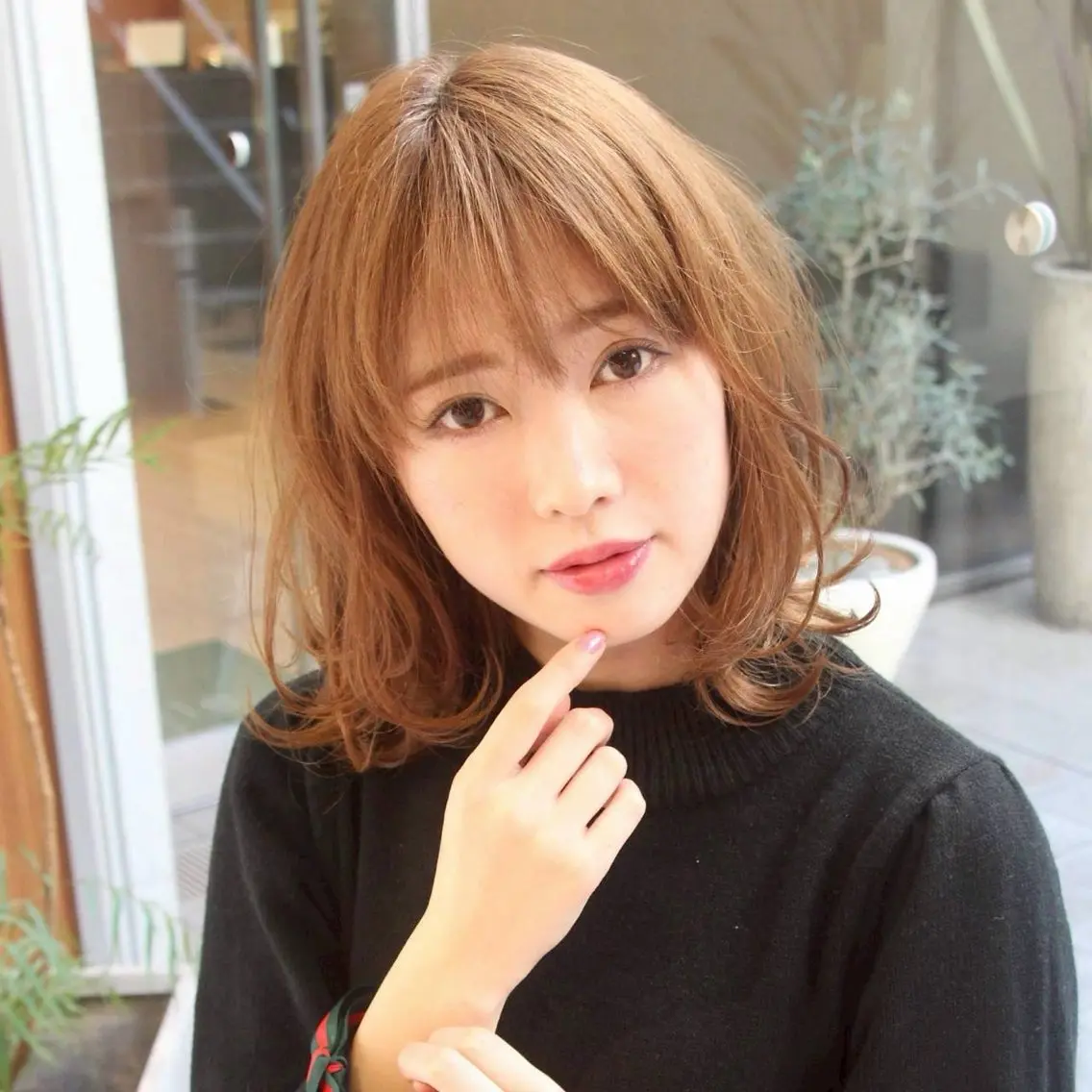 本日20時限定‼️レディースミディアムカット+似合わせカラー+トリートメント✨の写真