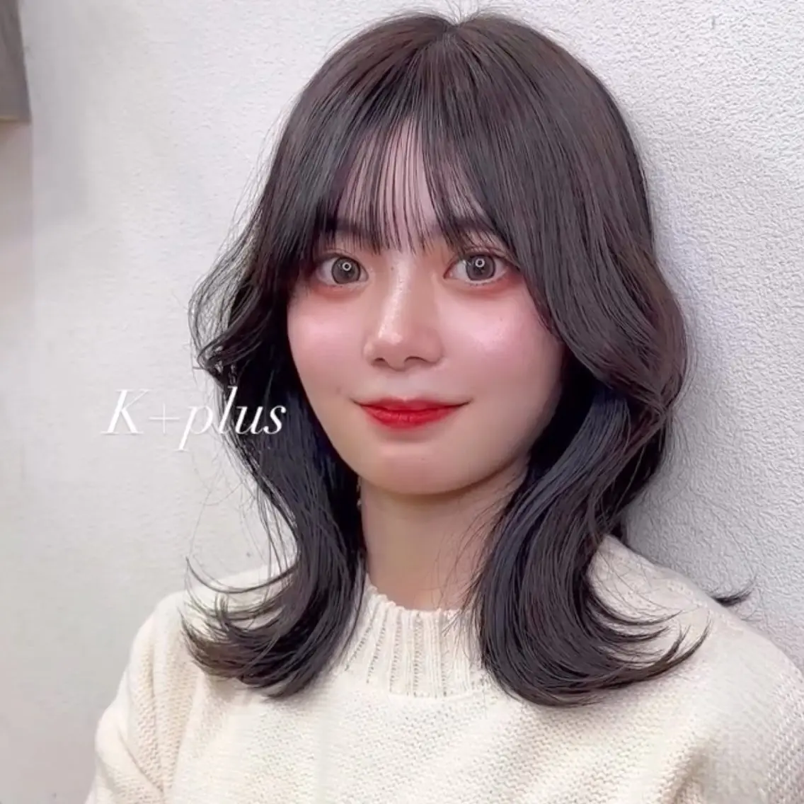 ミディアム カラー 🧡K+plus🧡 ことね🧡のヘアスタイル