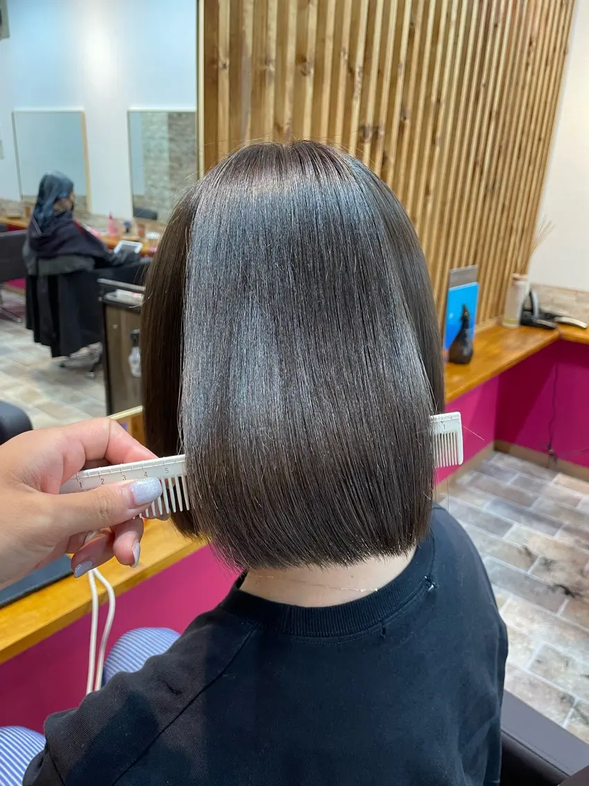 ミディアム カラー グレージュ 髪質改善 トリートメント カット ヘアカラー トリートメント YUI/ ブリーチカラー🌷のヘアスタイル