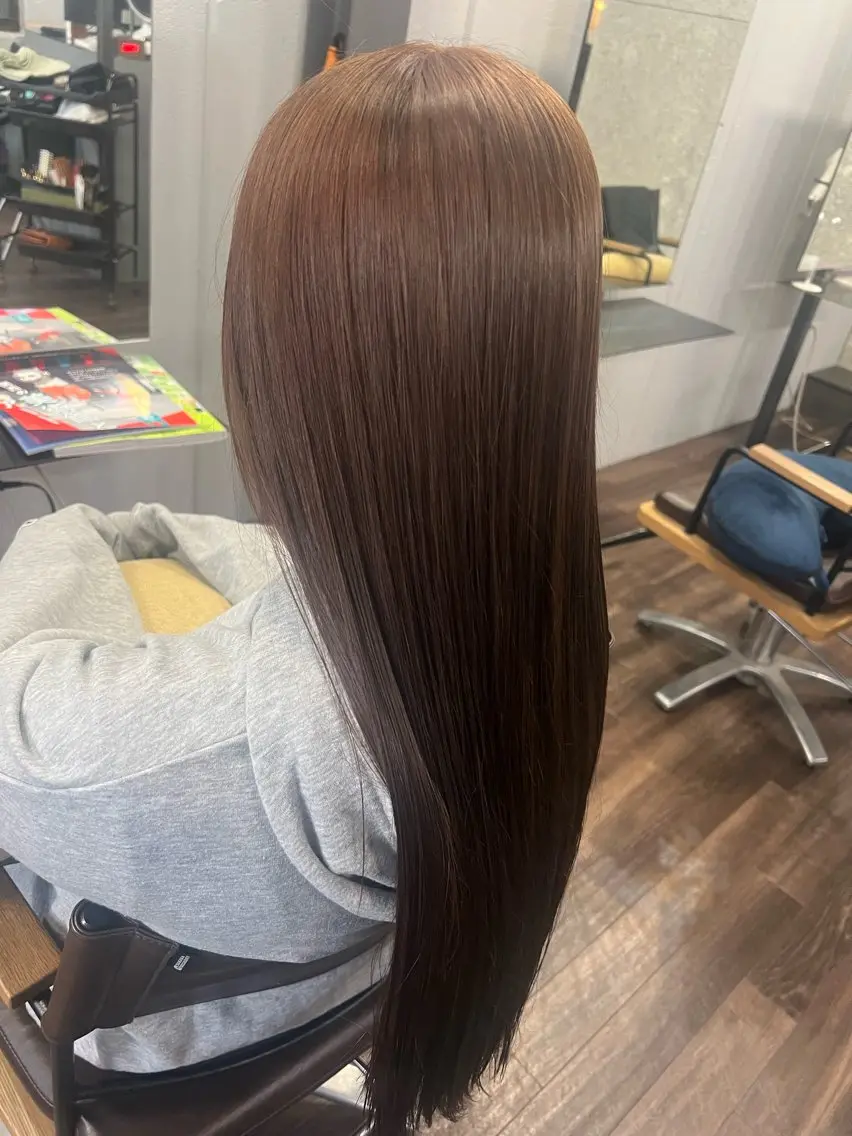 ロング カラー デザインカラー ハイライトカラー ハイトーンカラー ハイライト ヘアカラー トリートメント terra🌈大久保 睦美のヘアスタイル