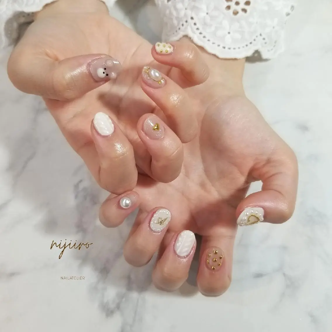 ネイル ハンドネイル nijiiro🌈 サトウのネイルデザイン