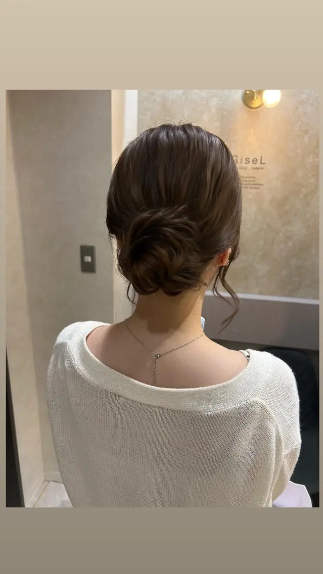 ヘアアレンジ ヘアセット umeno yumaのヘアスタイル