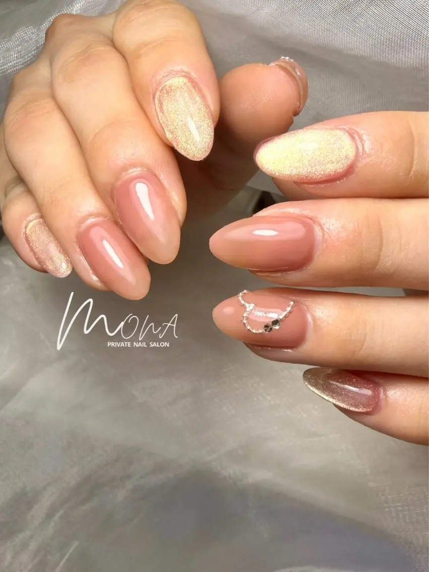 ネイル アートネイル シンプルネイル ハンドネイル Nailsalon MONA.のネイルデザイン
