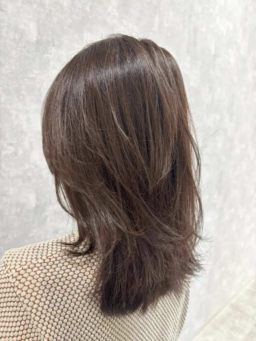 セミロング カット ヘアカラー Rangali Rinのヘアスタイル