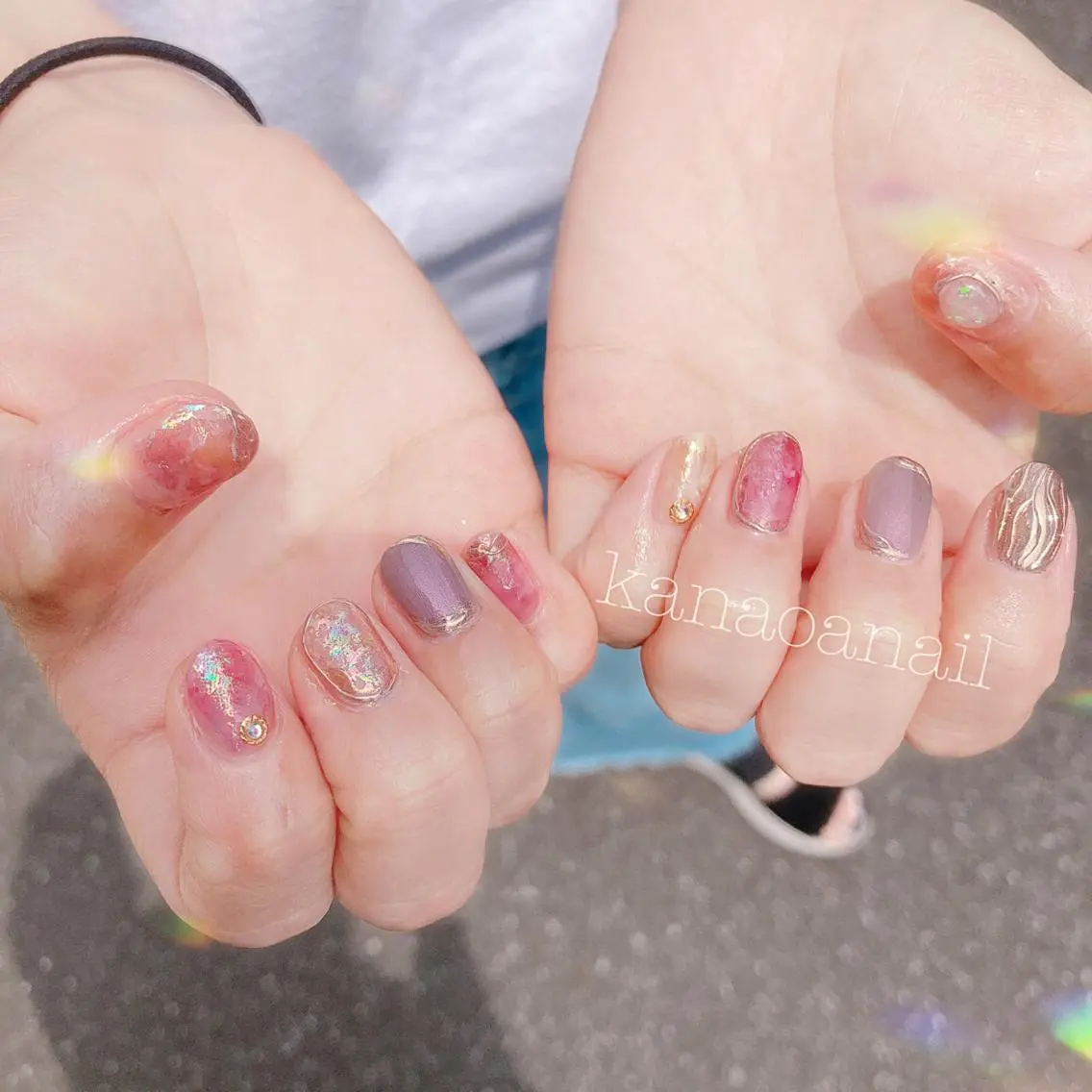 ネイル 地爪育成💅 kanaoanailのネイルデザイン