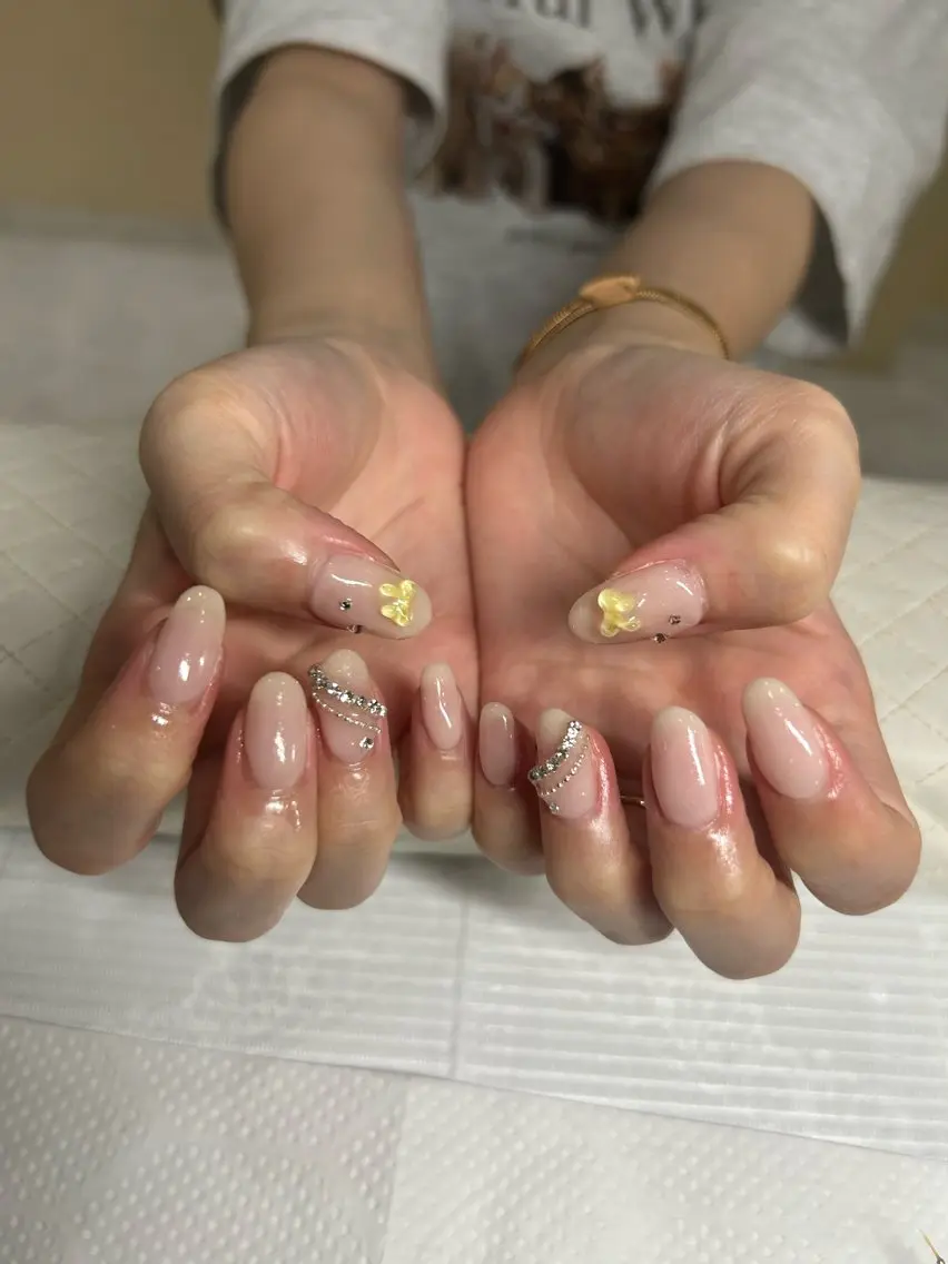 ネイル シンプルネイル 北千住 田中ひよりのネイルデザイン