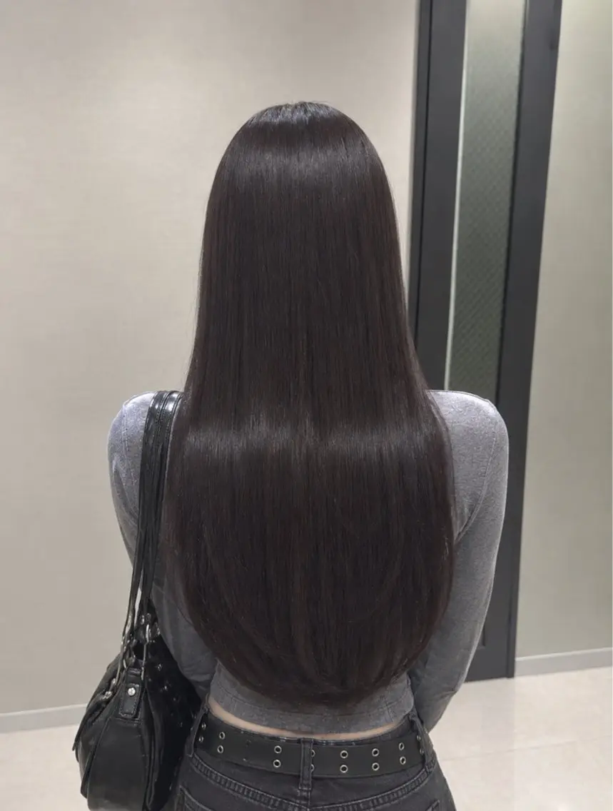 カラー ヘアカラー 透明艶カラー☆ アレンジ🪽yuiのヘアスタイル