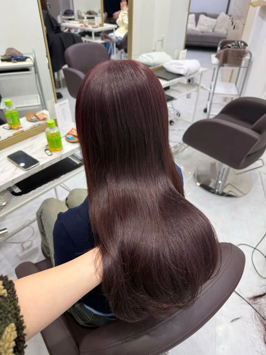 ロング カラー ヘアアレンジ ヘアカラー トリートメント ヘアセット 💗横浜美容室 💗HARUNAのヘアスタイル