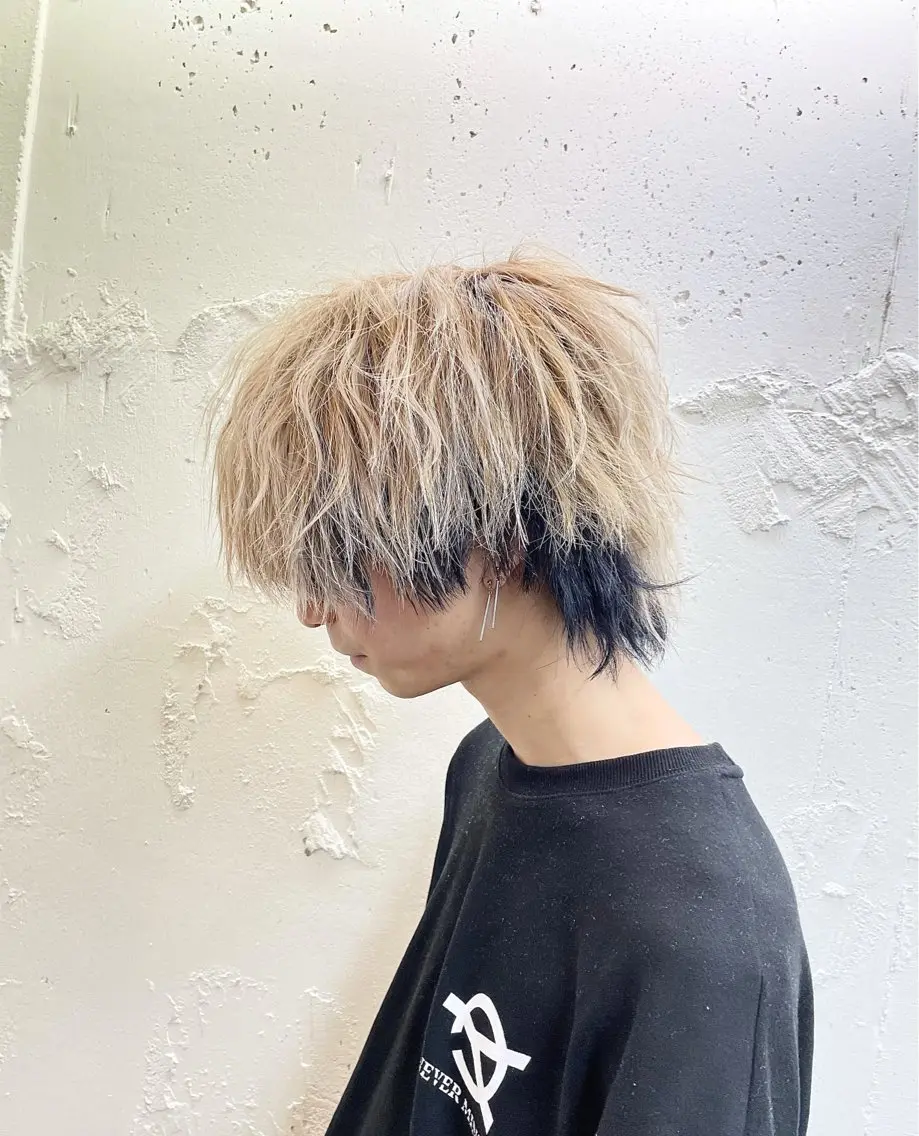 🐬men'sカット+カラー🐬 カット+ワンカラーになります! ⚠️ブリーチメニューではございません!の写真
