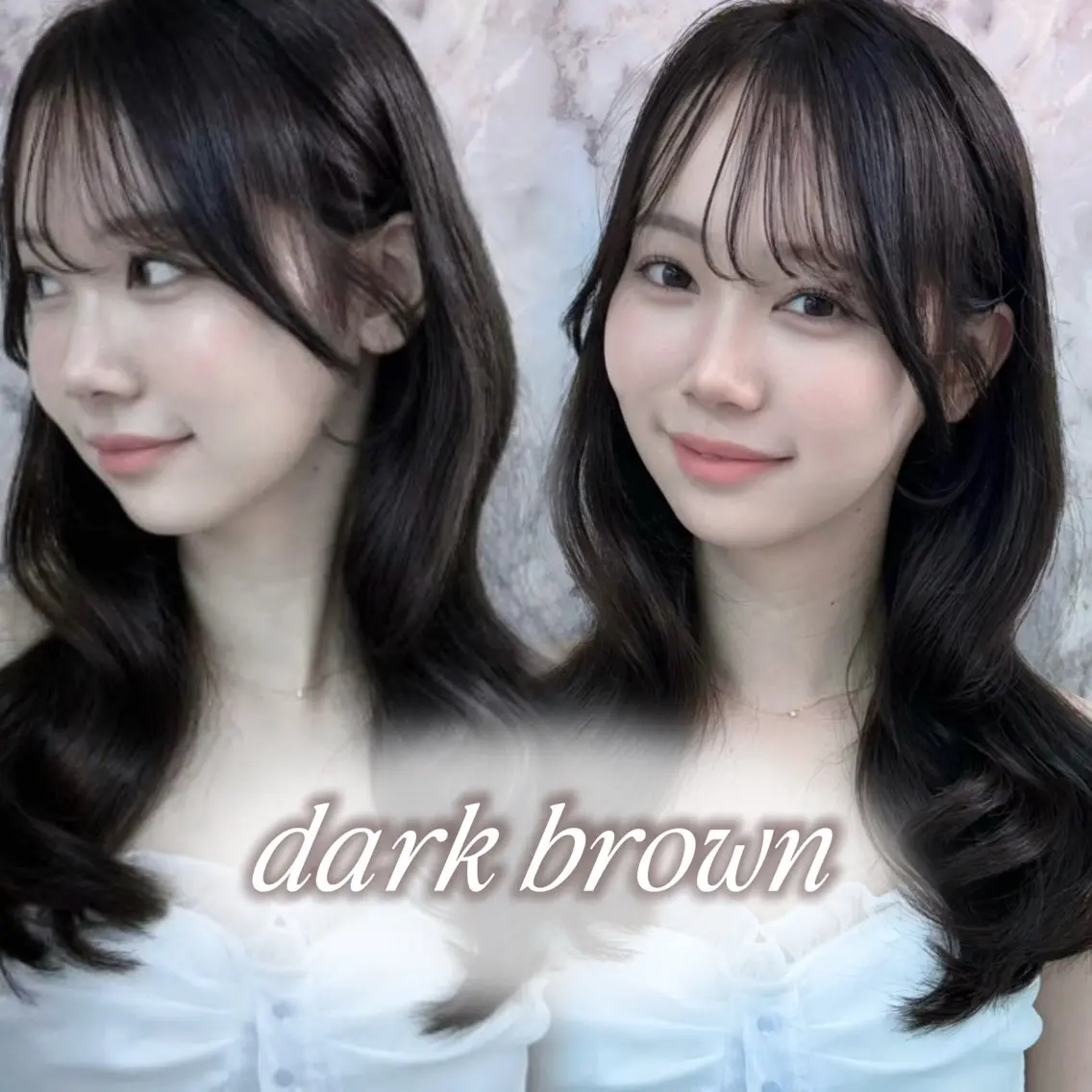 セミロング カラー ブラウンカラー ダークブラウン ヘアカラー トリートメント 🍓みのり🍓/大宮 /艶カラー💖のヘアスタイル