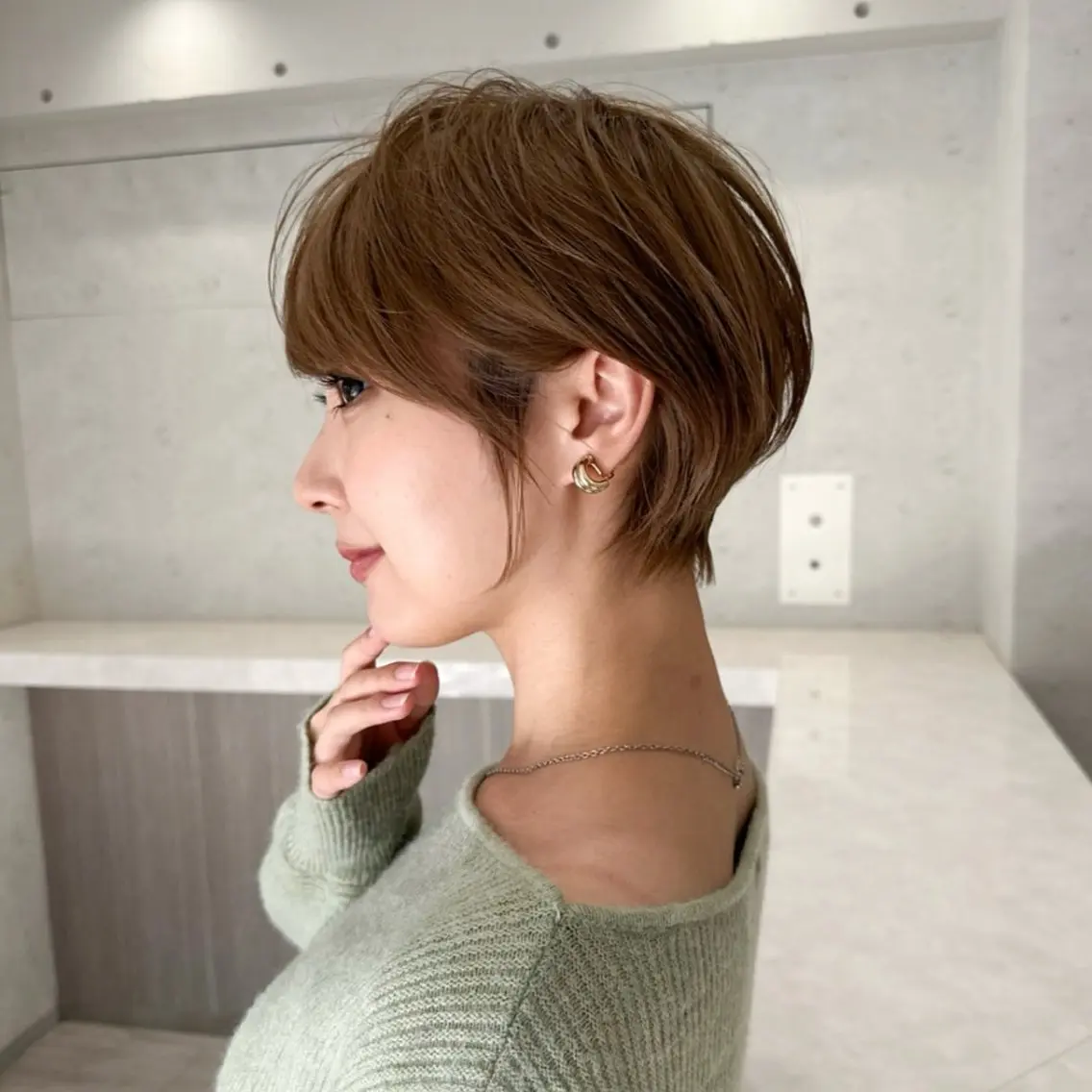 ショート 艶カラー/ヘアセット 着付け ふうか 渋谷のヘアスタイル