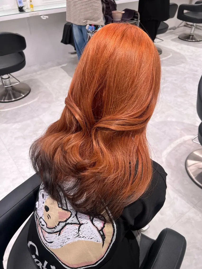 カラー ヘアカラー トリートメント ブリーチなし透明感 💗RYOTAのヘアスタイル