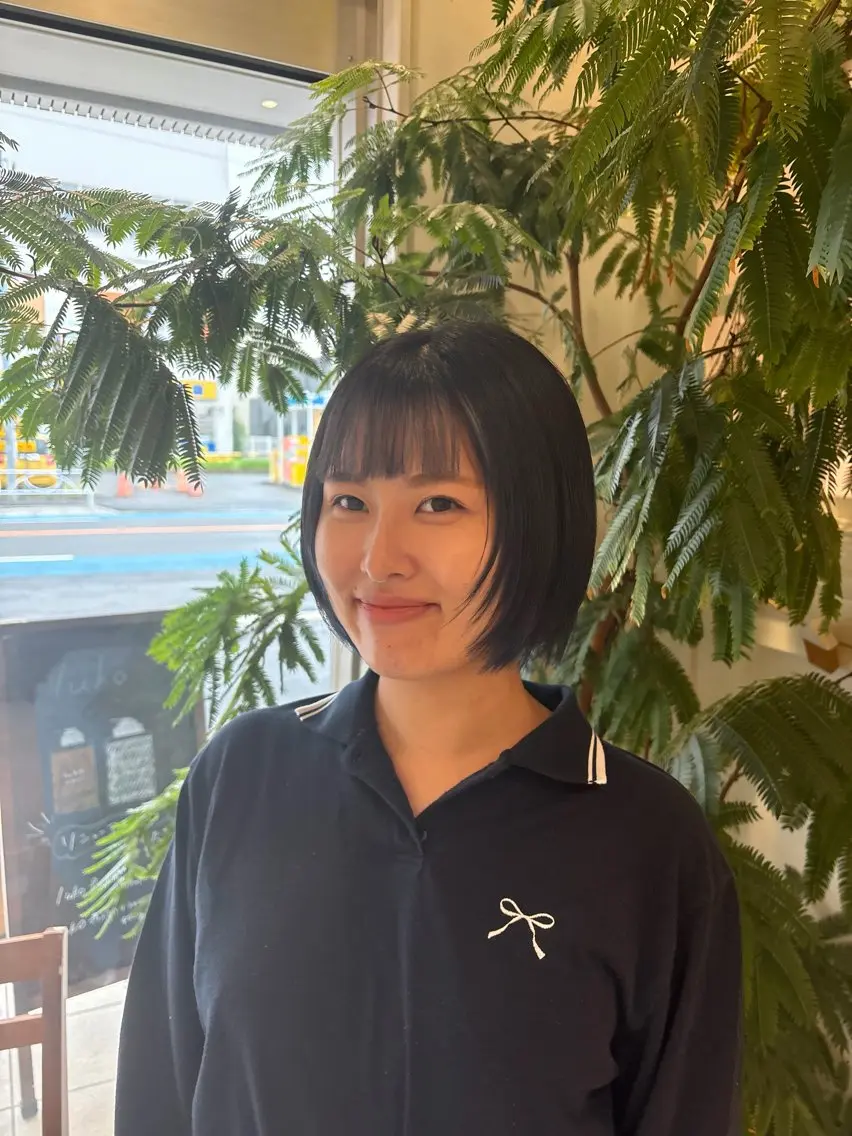 ショート カット ヘアカラー えんどう ゆめはのヘアスタイル