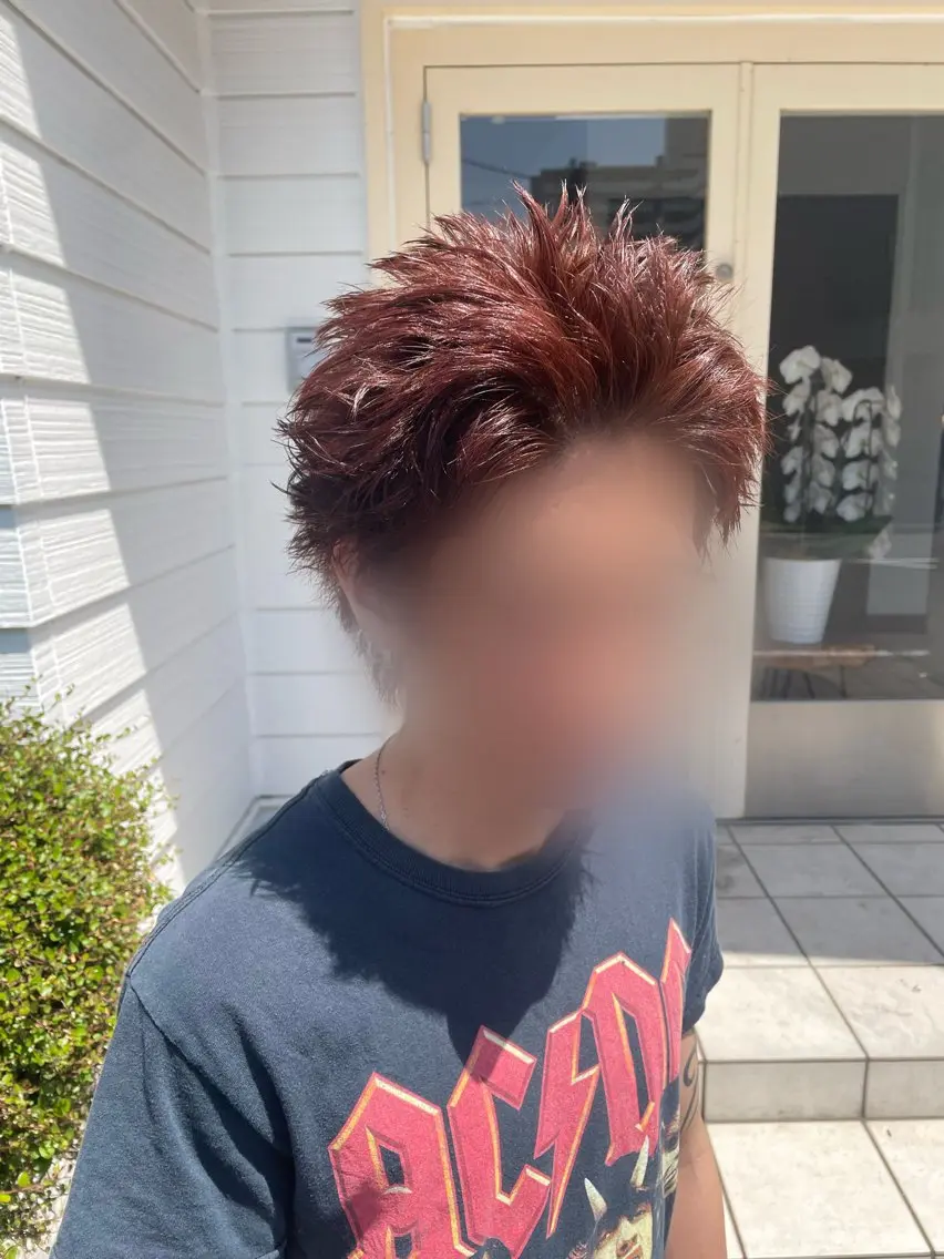 カラー 西村 藍伽のヘアスタイル