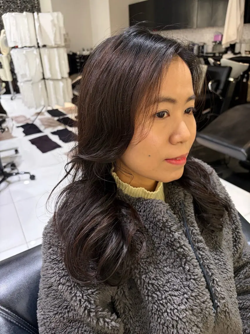 セミロング 稲毛田 颯人のヘアスタイル
