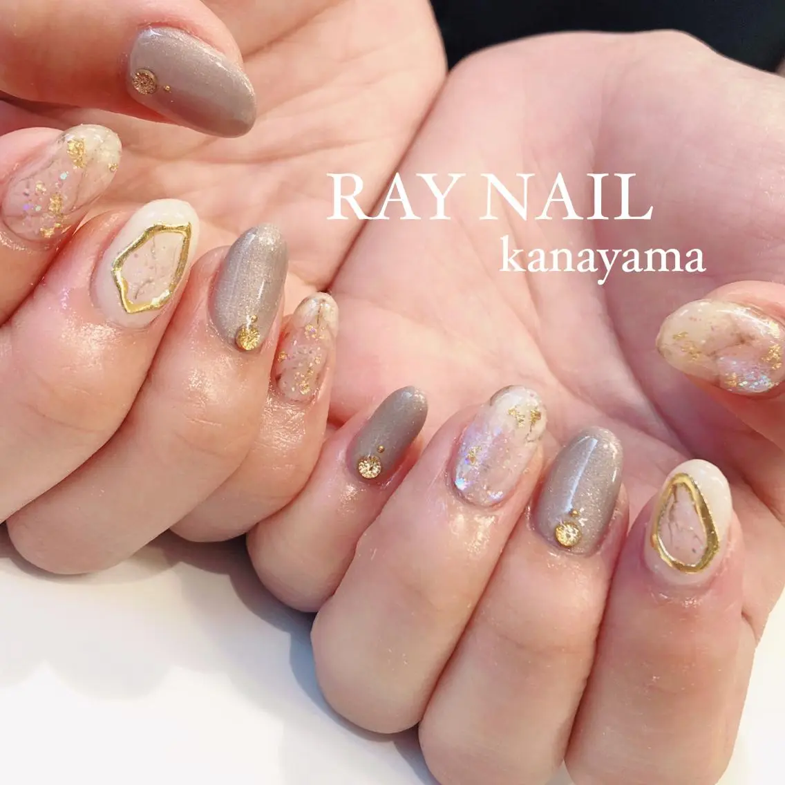 ネイル ニュアンスネイル Arowa 伊田のネイルデザイン