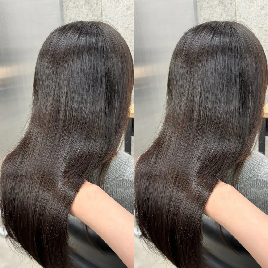 ロング カット 縮毛矯正 トリートメント 髪質改善/浅沼 亮のヘアスタイル