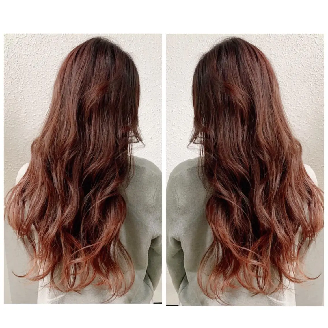 ロング カラー アッシュ バレイヤージュ ブリーチ デザインカラー グレージュ カット ヘアカラー 京都大人女性ショート 徒歩1分/秋山のヘアスタイル
