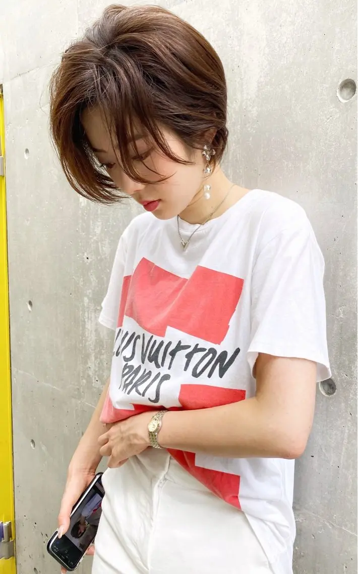 ショート ショートヘア 坂槙 航のヘアスタイル