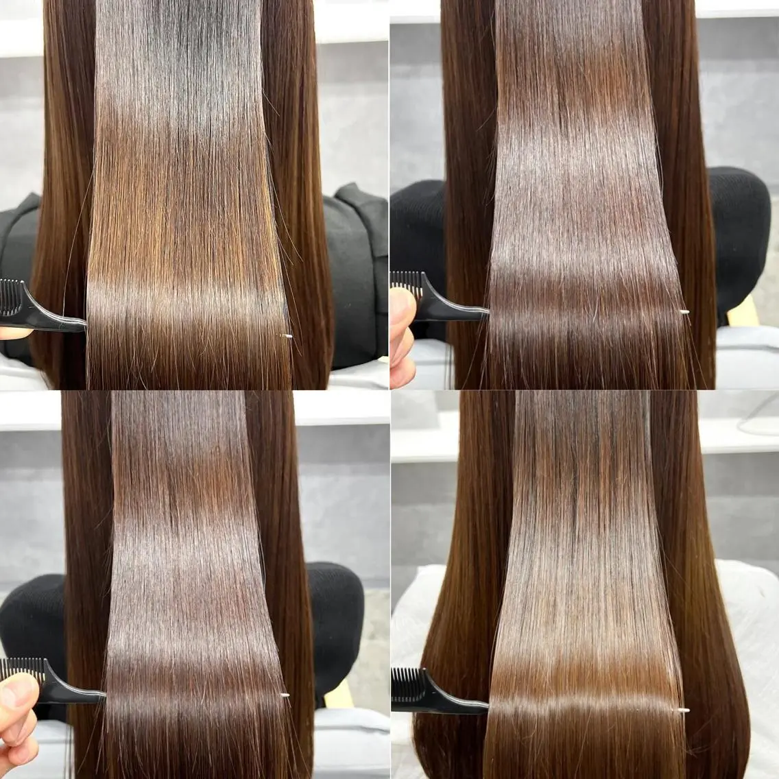 カラー セミロング 髪質改善×美髪カラー Kimuraのヘアスタイル