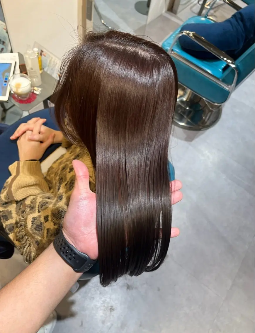 セミロング 縮毛矯正 トリートメント 必ず笑顔で帰っていた だきます!安田祐貴のヘアスタイル