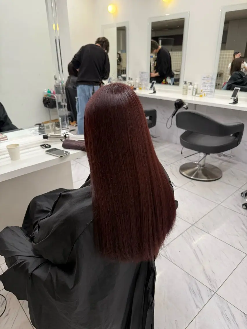 ロング カラー ヘアアレンジ 💗横浜美容室 💗HARUNAのヘアスタイル