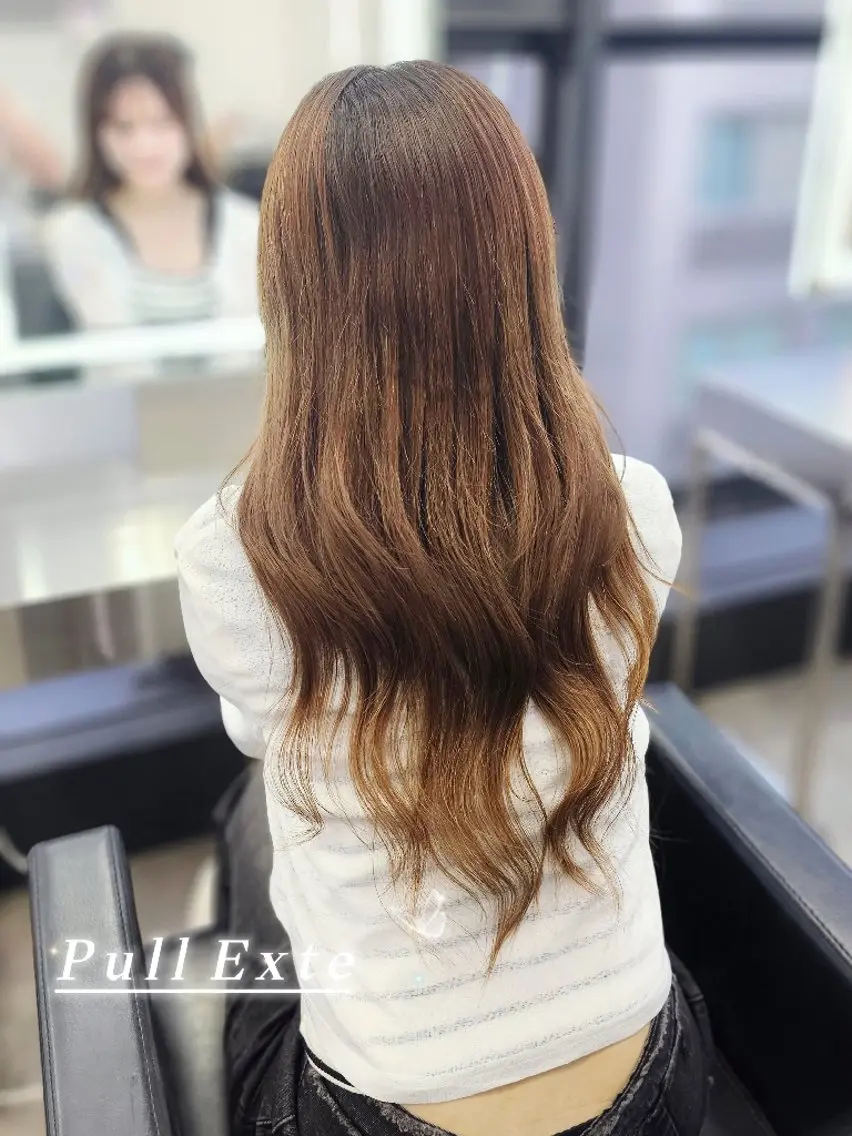 ロング ヘアアレンジ プルエクステ エクステ ロング エクステ ️🩵渡邉 優杏️🩵のヘアスタイル
