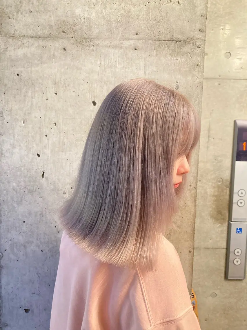 ミディアム カラー 横浜美容室/暖色系 michika🌹のヘアスタイル