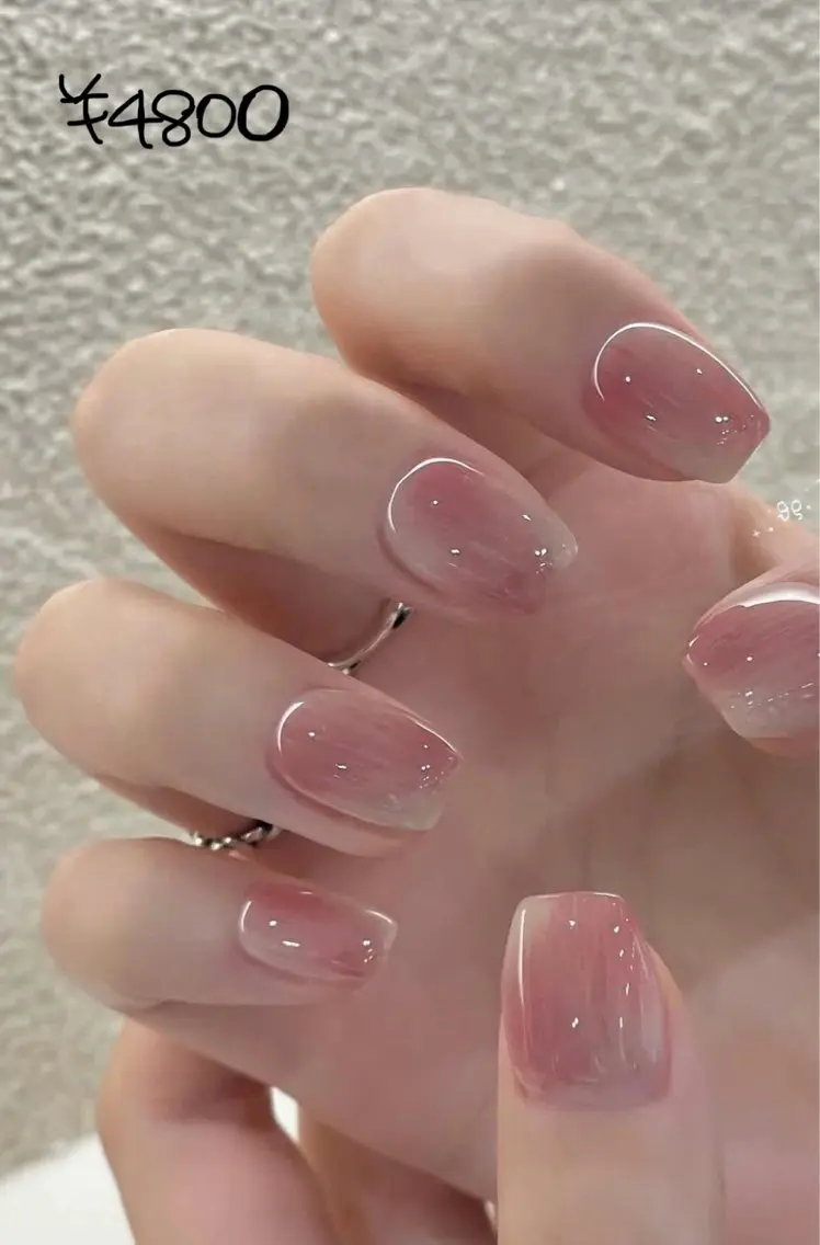 ネイル 大理石ネイル(マーブル) ニュアンスネイル ハンドネイル 韓国ネイル🇰🇷 miu/新大久保5分のネイルデザイン