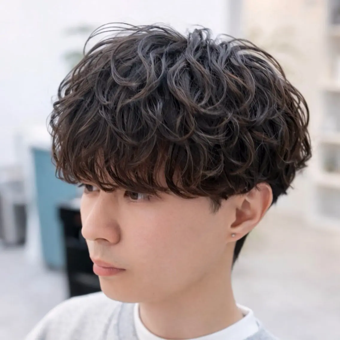 パーマ メンズ メンズ韓国風 マッシュ メンズパーマ カット パーマ 男の理想を叶える🔥 メンズパーマ特化|関のヘアスタイル