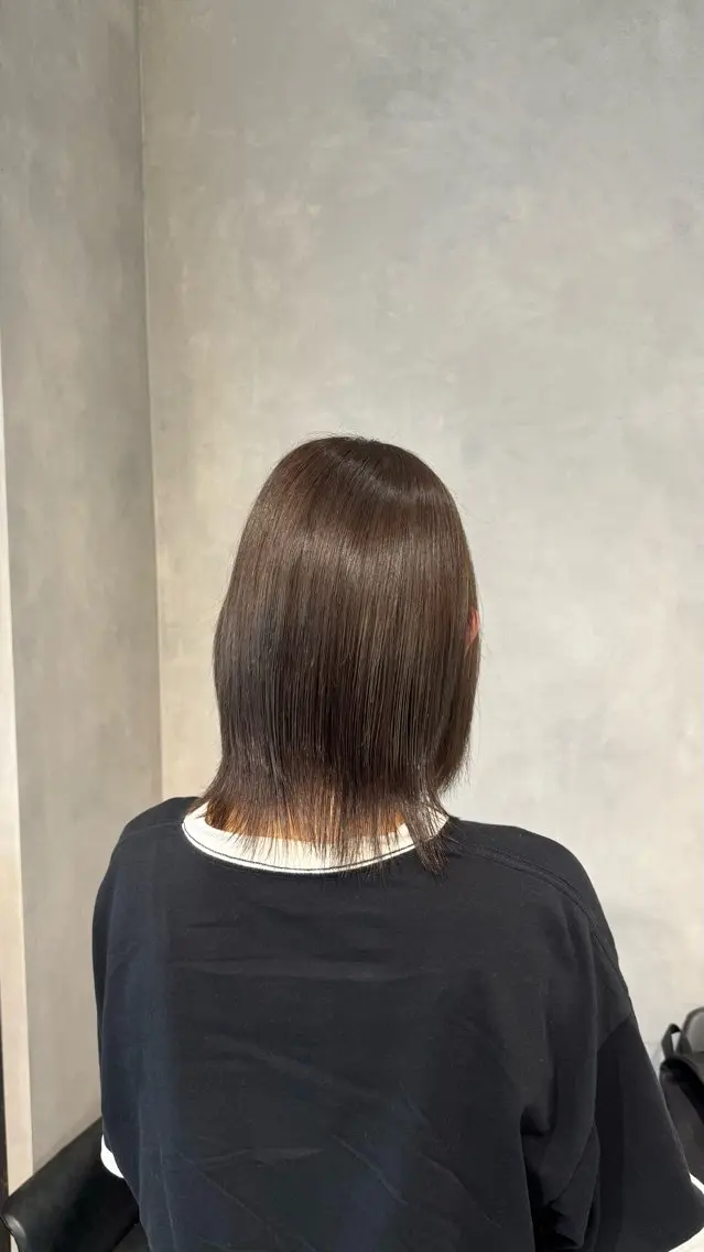 カラー ブリーチ 透明感カラー 井野 彩加のヘアスタイル