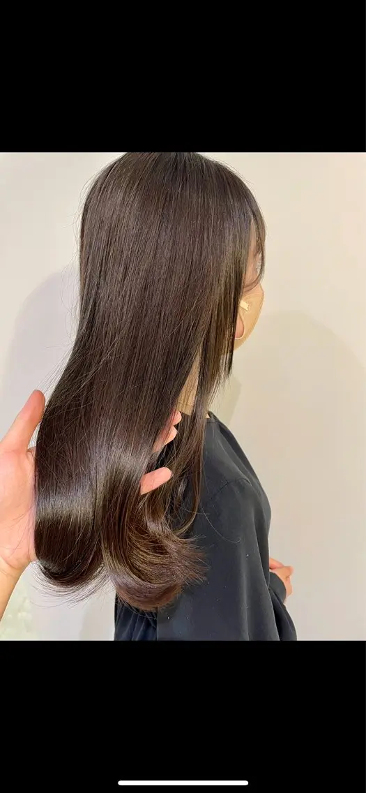 カラー 上之門 未結のヘアスタイル