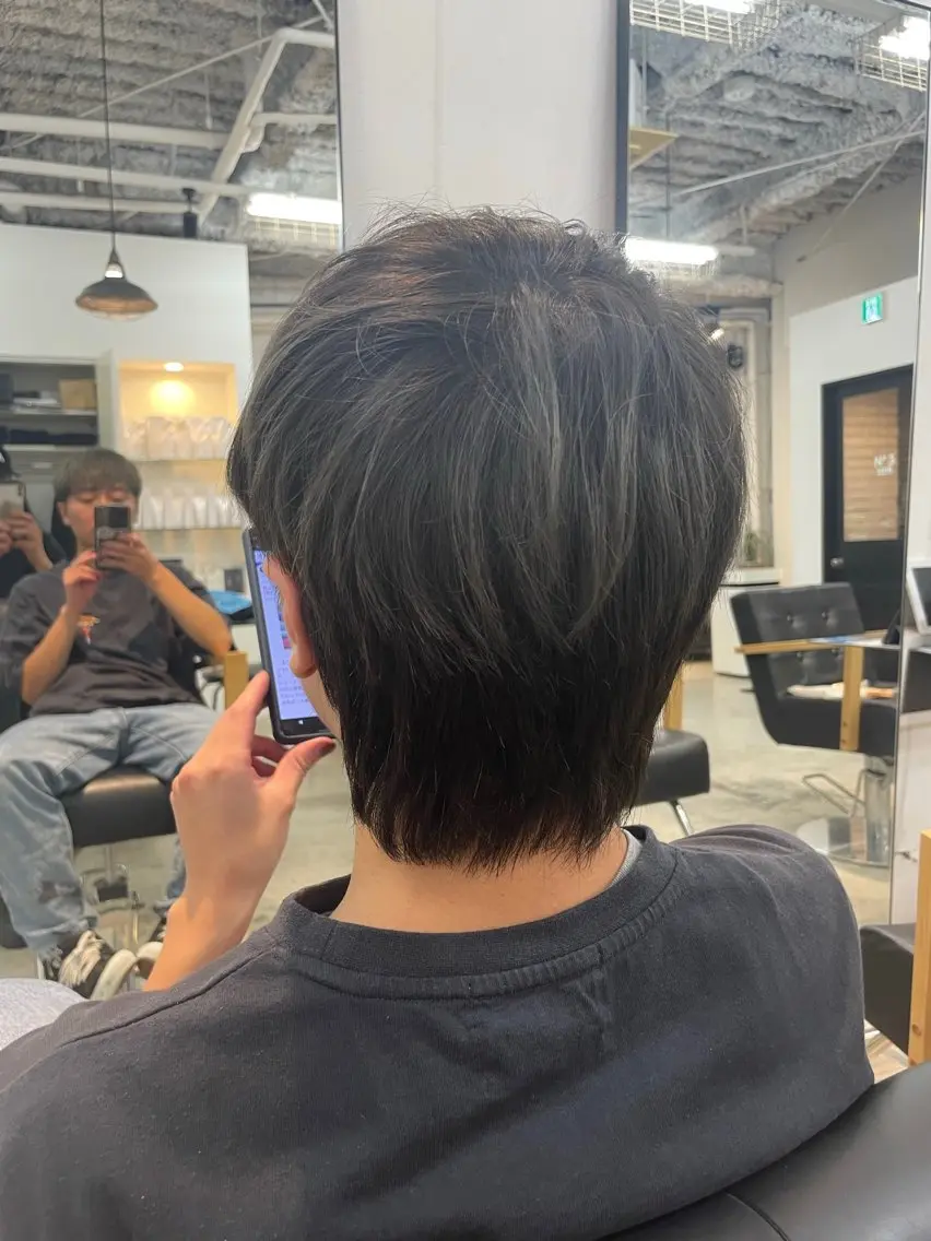ショート メンズ 陶山 直樹のヘアスタイル