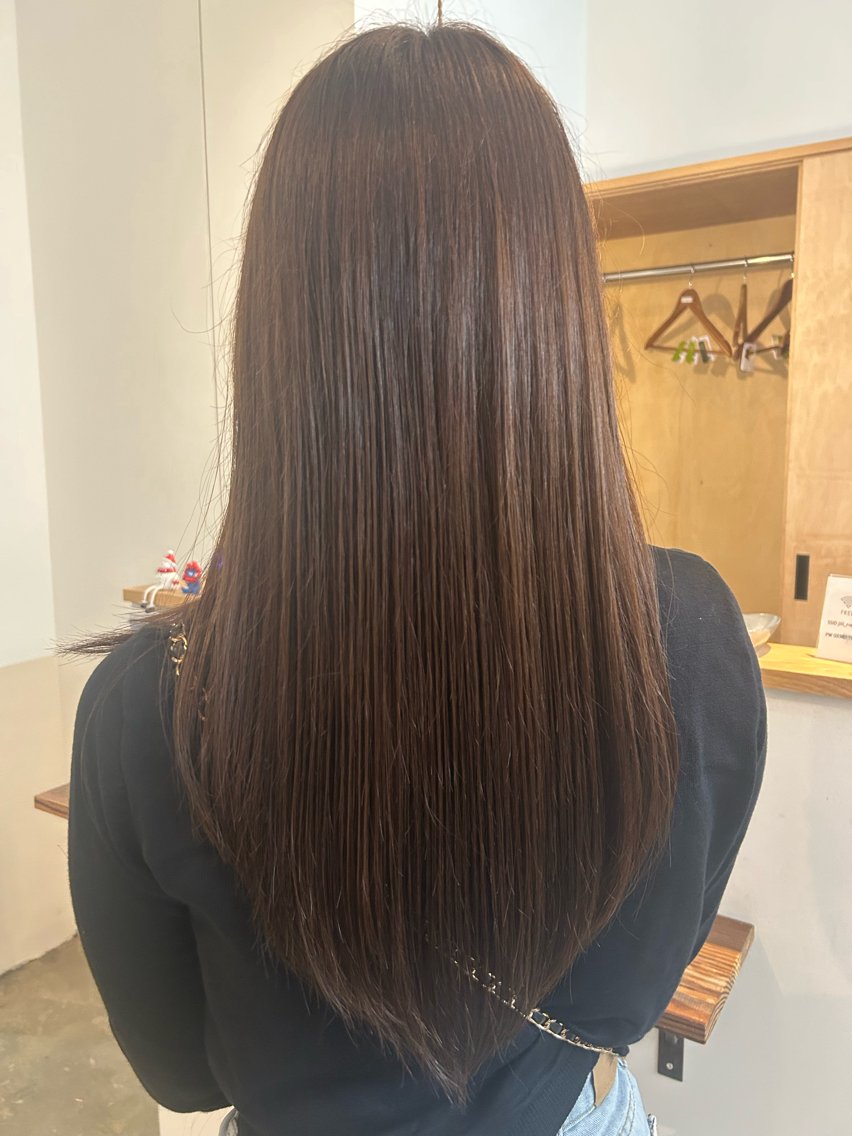 ロング カット ヘアカラー 石灘夢都美 /暖色カラーのヘアスタイル