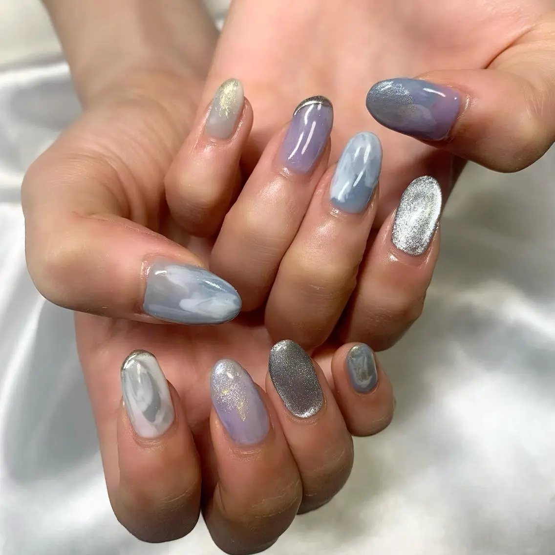 ネイル ニュアンスネイル Lucid Fleur Amiのネイルデザイン