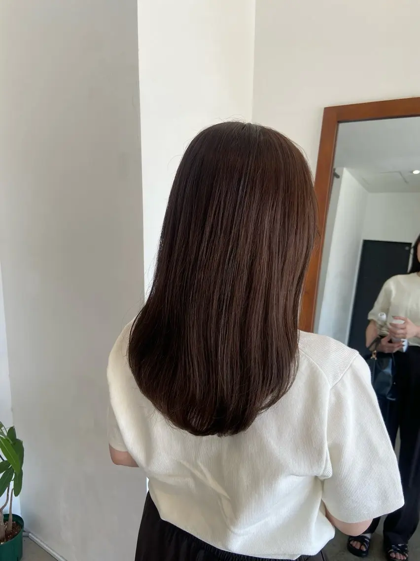 ミディアム まつ あみのヘアスタイル