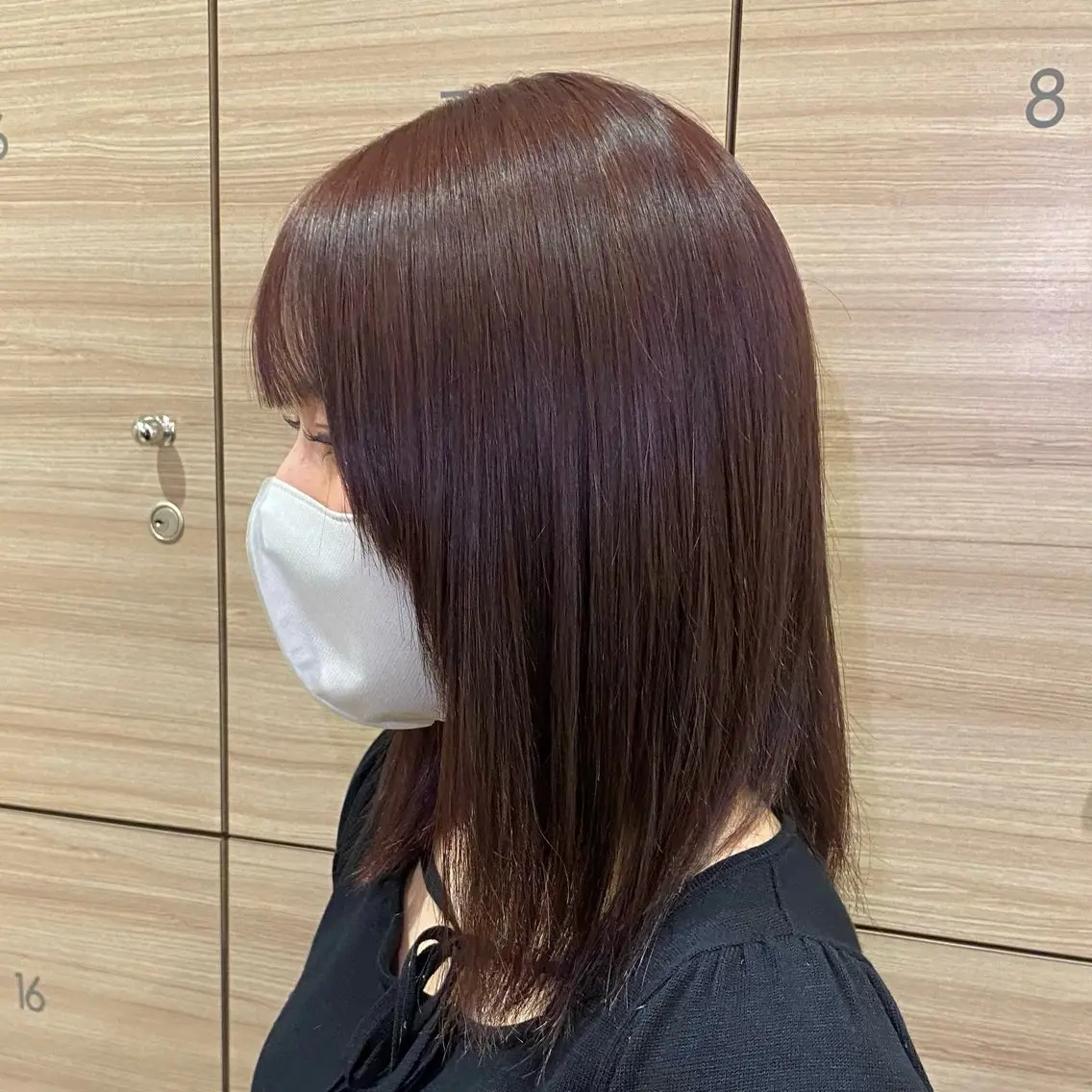 セミロング カラー 🍒SOCIE あかり🍒のヘアスタイル