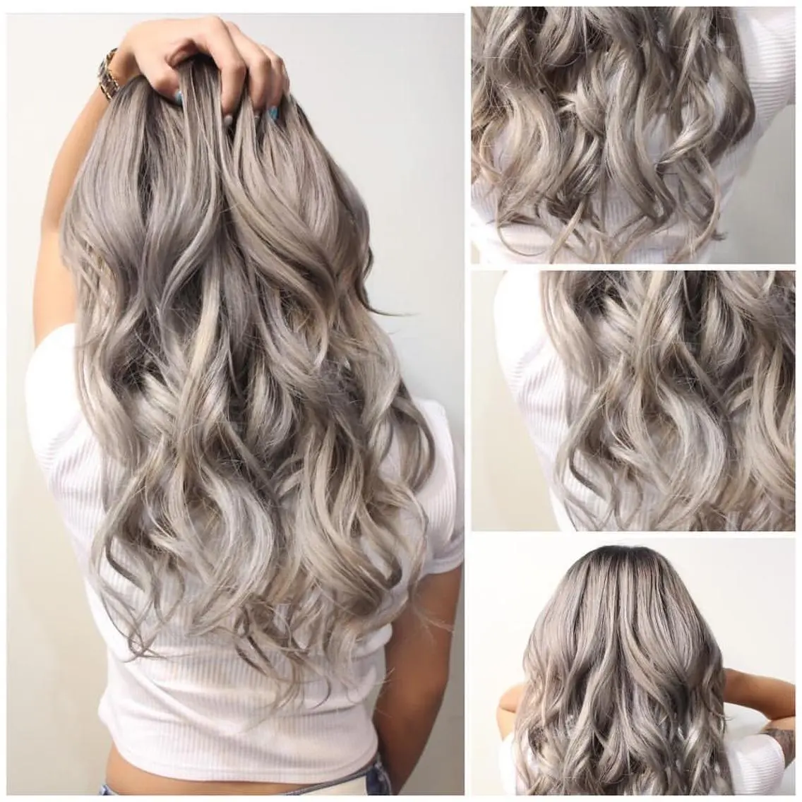セミロング カラー ヘアアレンジ ラベンダーカラー ヘアカラー トリートメント 次世代シールエクステ 錦糸町 小泉 朋之のヘアスタイル
