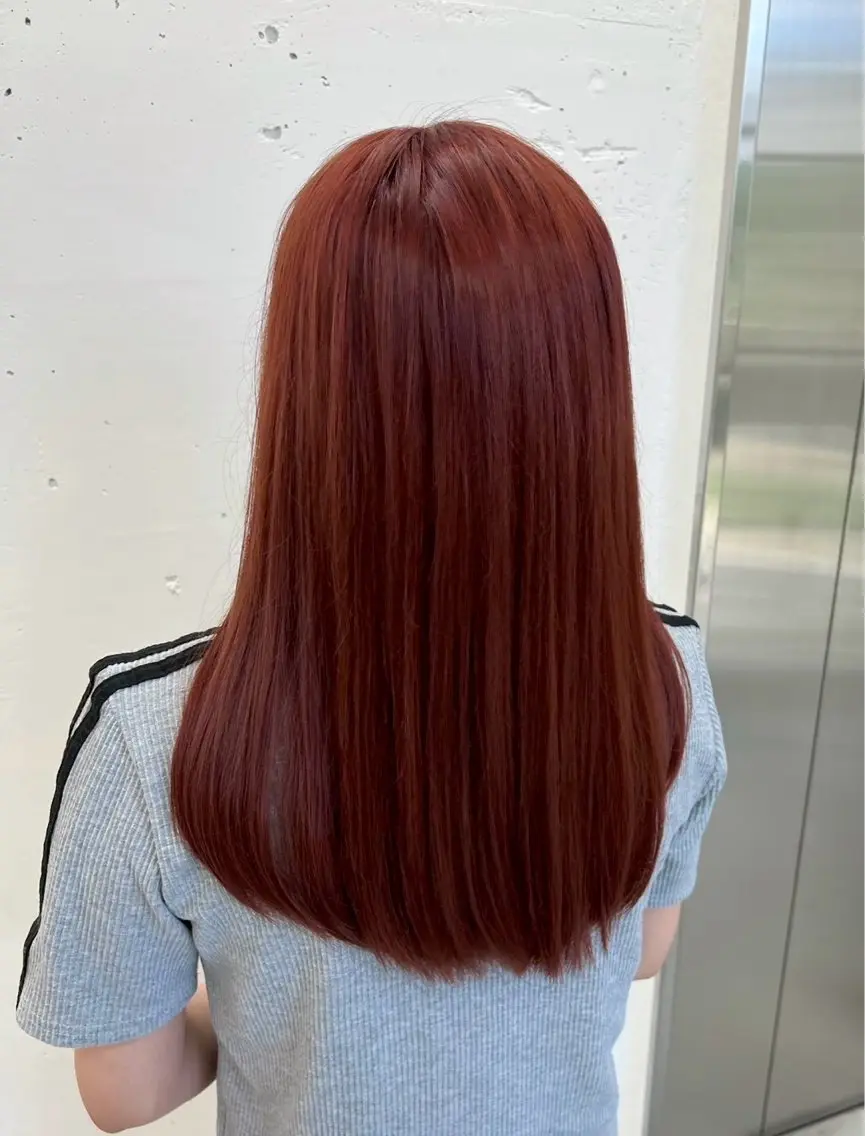 カラー ヘアカラー 野内 柚那のヘアスタイル