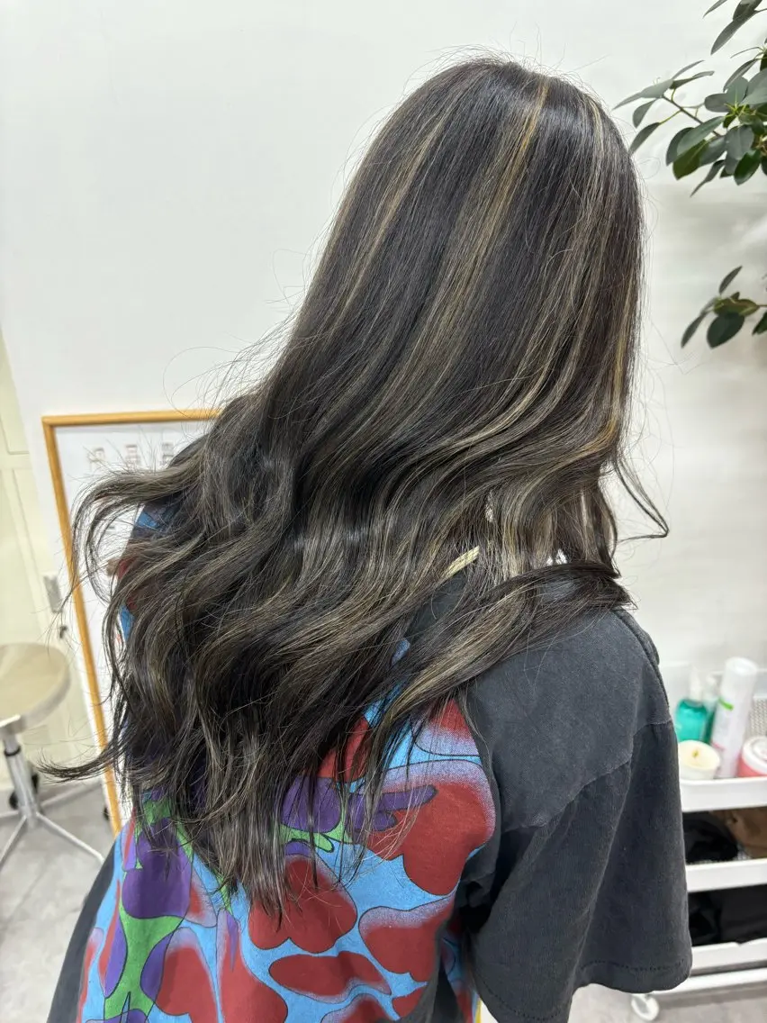 ロング ハイライト 🍀メンズカット／ takuho🍀のヘアスタイル