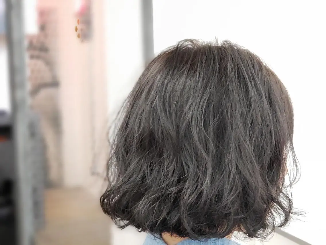 ショート パーマ 多田 遼太のヘアスタイル