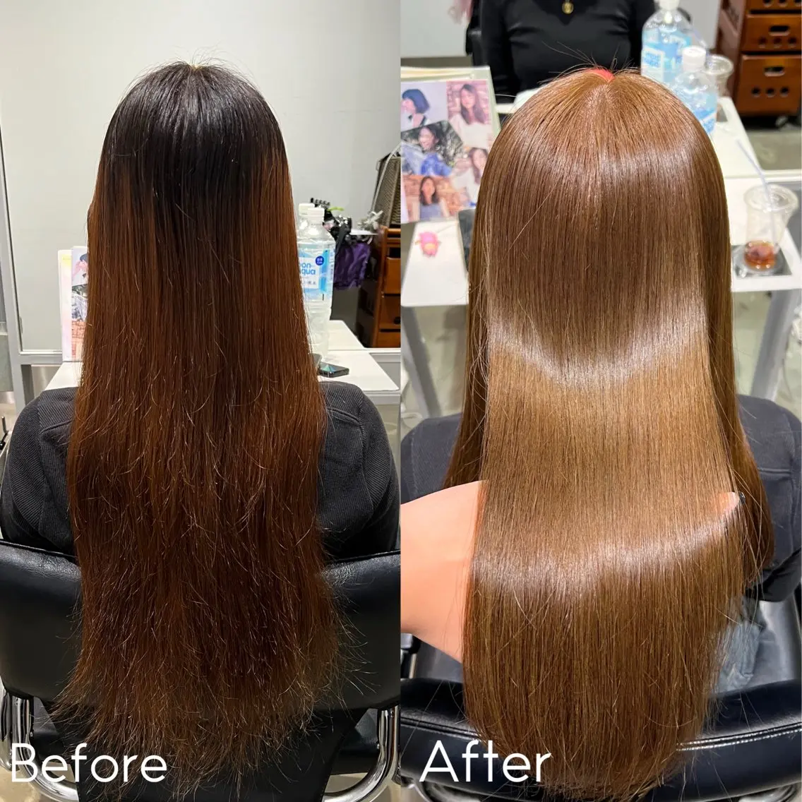 ロング カラー ヘアカラー トリートメント Helena みなつのヘアスタイル