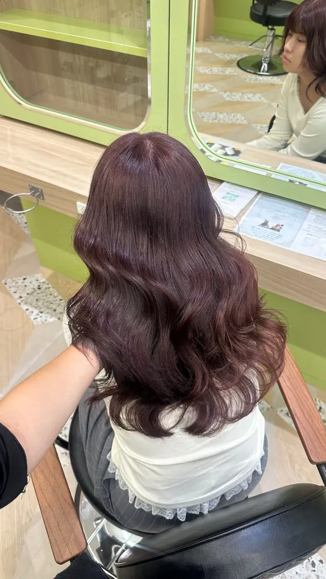 カラー ヘアカラー yuka♡/暖色系/ ブリーチなしWカラーのヘアスタイル