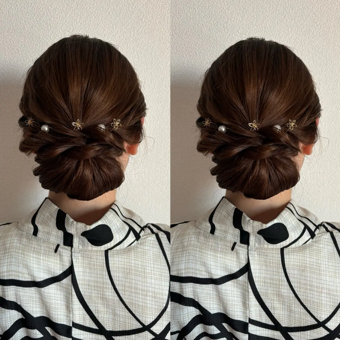 浴衣着付け+ヘアセット🎐✨の写真