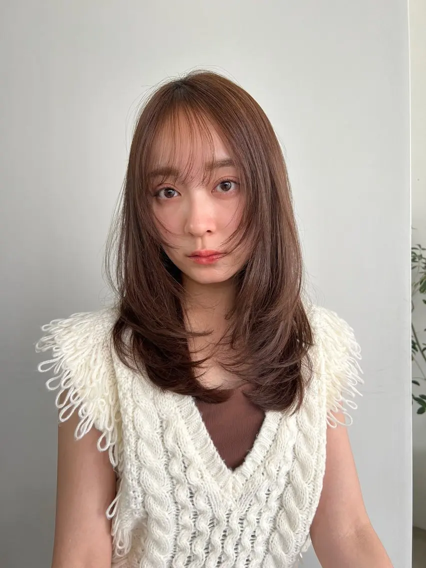 レイヤーカットの写真