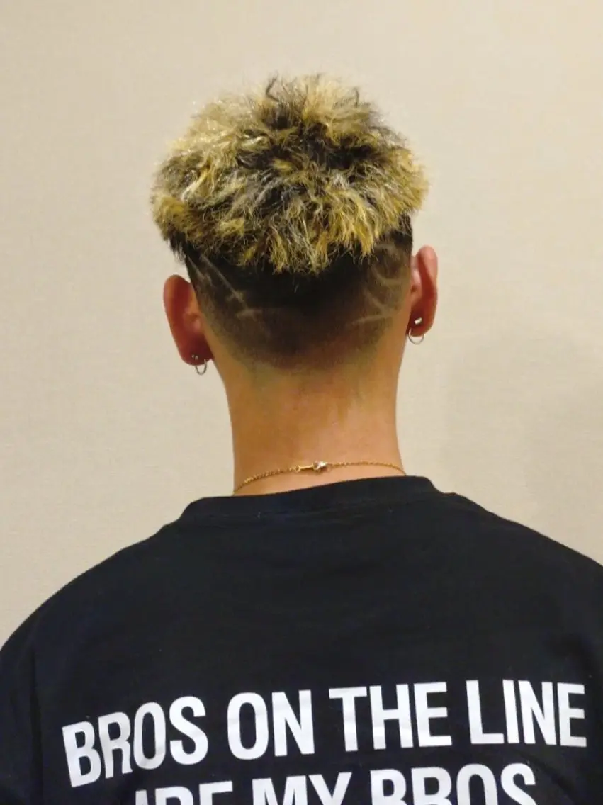 メンズ フェードカット 宮下 渚のヘアスタイル