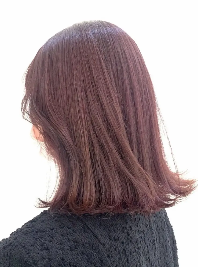 ミディアム 高橋 蛍瑠のヘアスタイル